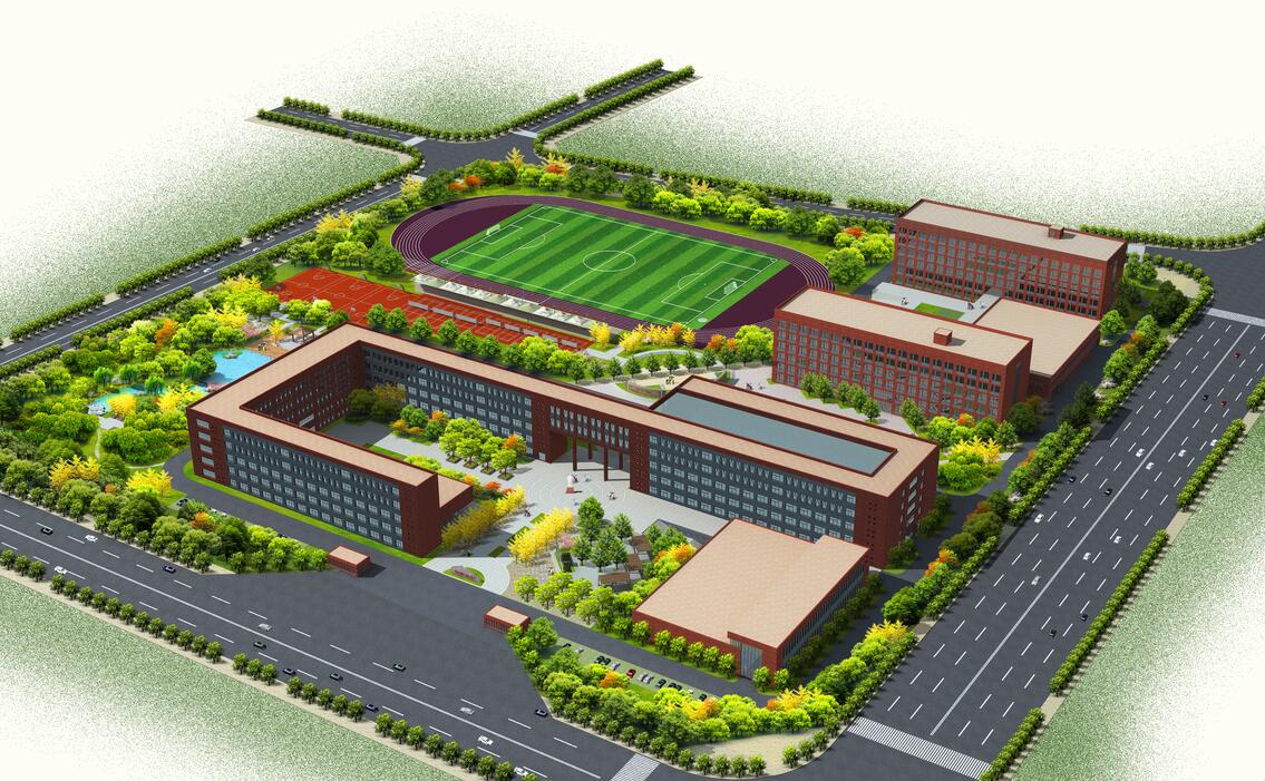 武汉市江夏汤逊湖中学校园景观设计